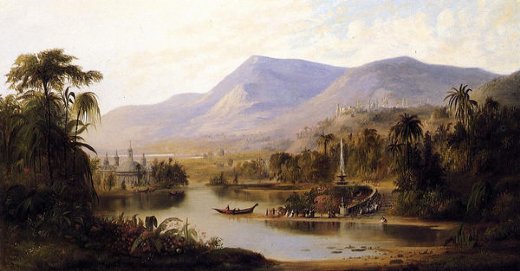 520x271 Robert Scott Duncanson Vale Of Kashmir Oil Paintings - Robert Scott Painting