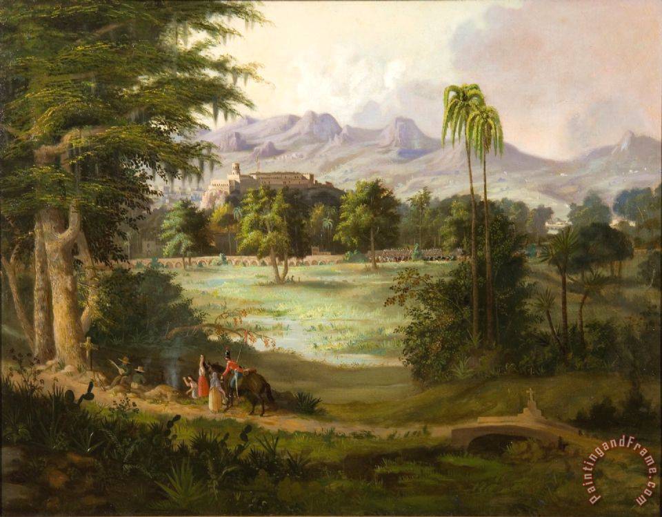 960x749 Duncanson, Robert Scott Chapultpec Castle Painting - Robert Scott Painting
