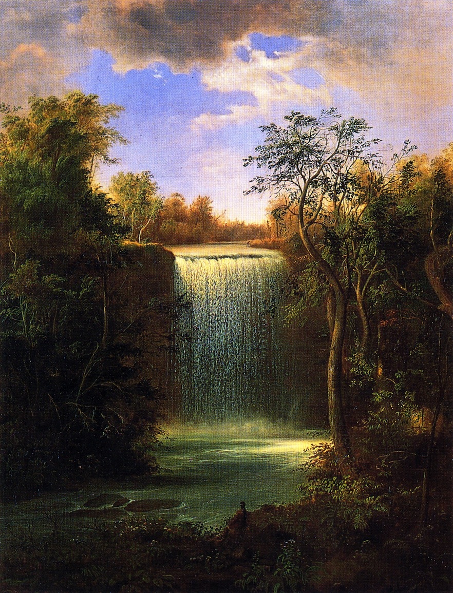882x1155 Falls Of Minnehaha Painting Robert Scott Duncanson Oil Paintings - Robert Scott Painting