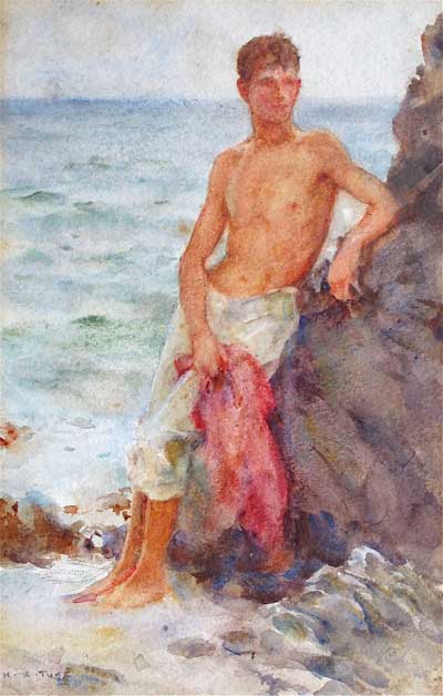 400x628 Henry Scott Tuke Original Signed Etchings Oil Paintings - Robert Scott Painting Prices