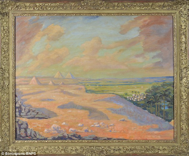 634x524 Winston Churchill Oil Paintings Set To Sell - Robert Scott Painting Prices