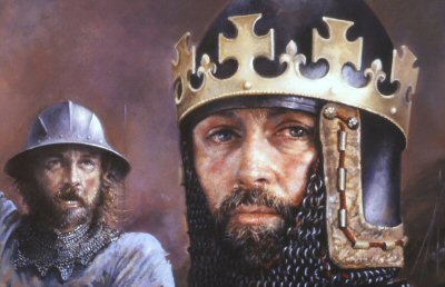 400x258 Robert The Bruce By Chris Collingwood. Military - Robert The Bruce Painting