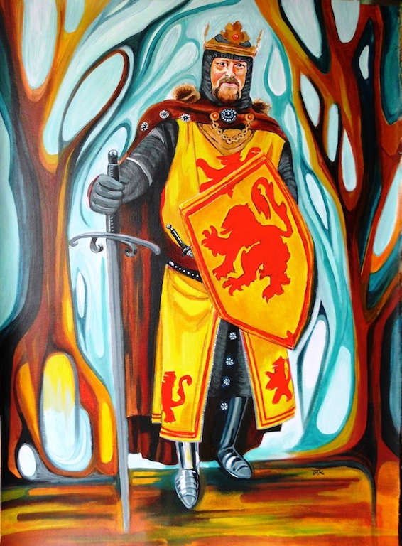 566x768 Robert The Bruce Crystal Galleries - Robert The Bruce Painting