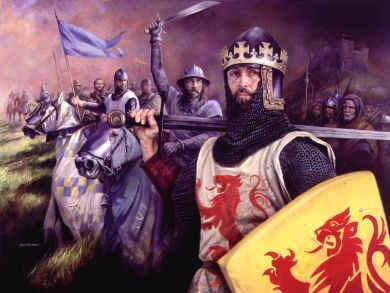 390x293 Robert The Bruce - Robert The Bruce Painting