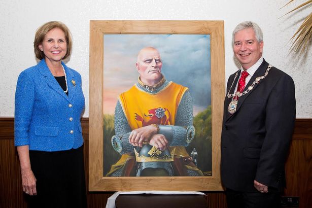 615x410 The Real Face Robert The Bruce Artist Studies Structure - Robert The Bruce Painting