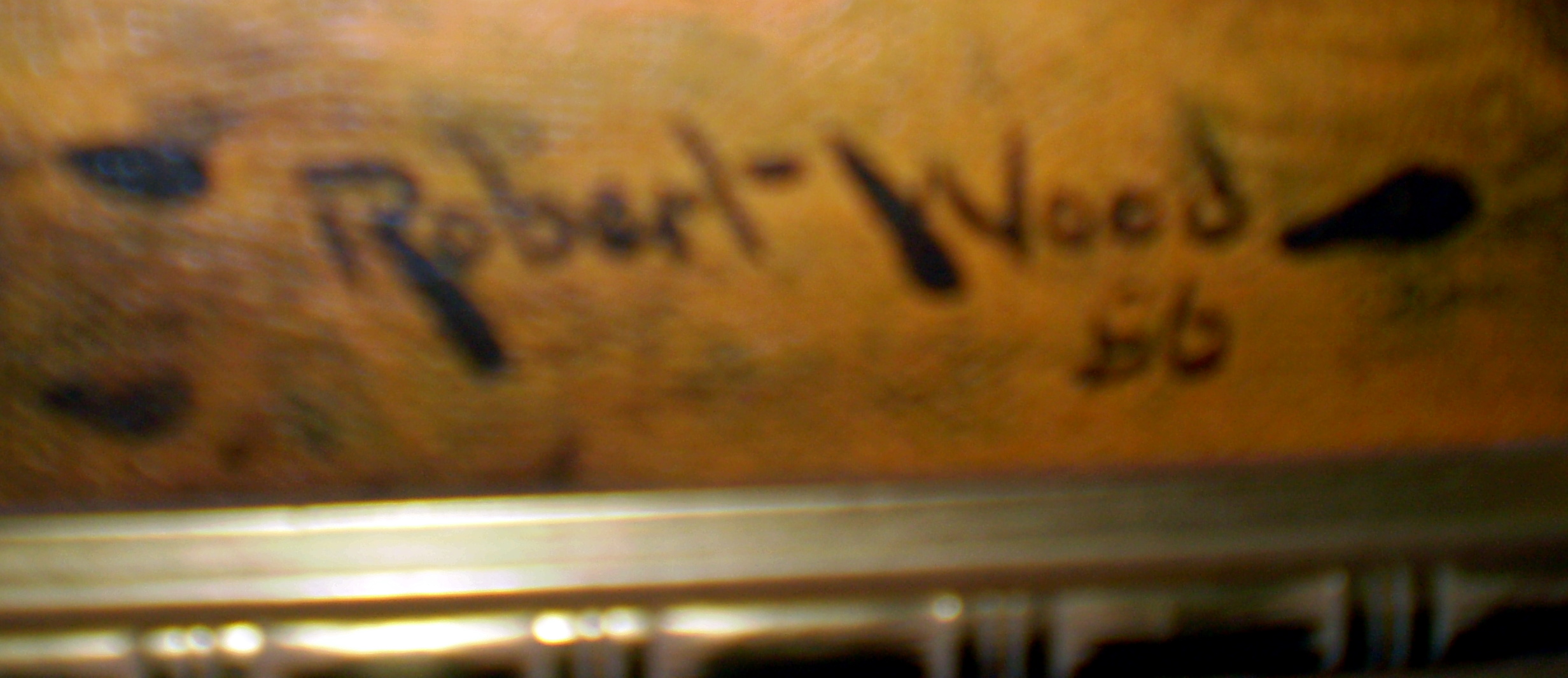 2464x1066 I Have A, October Morn. Painting, It Is Signed And Dated 56. How - Robert Wood 56 Painting