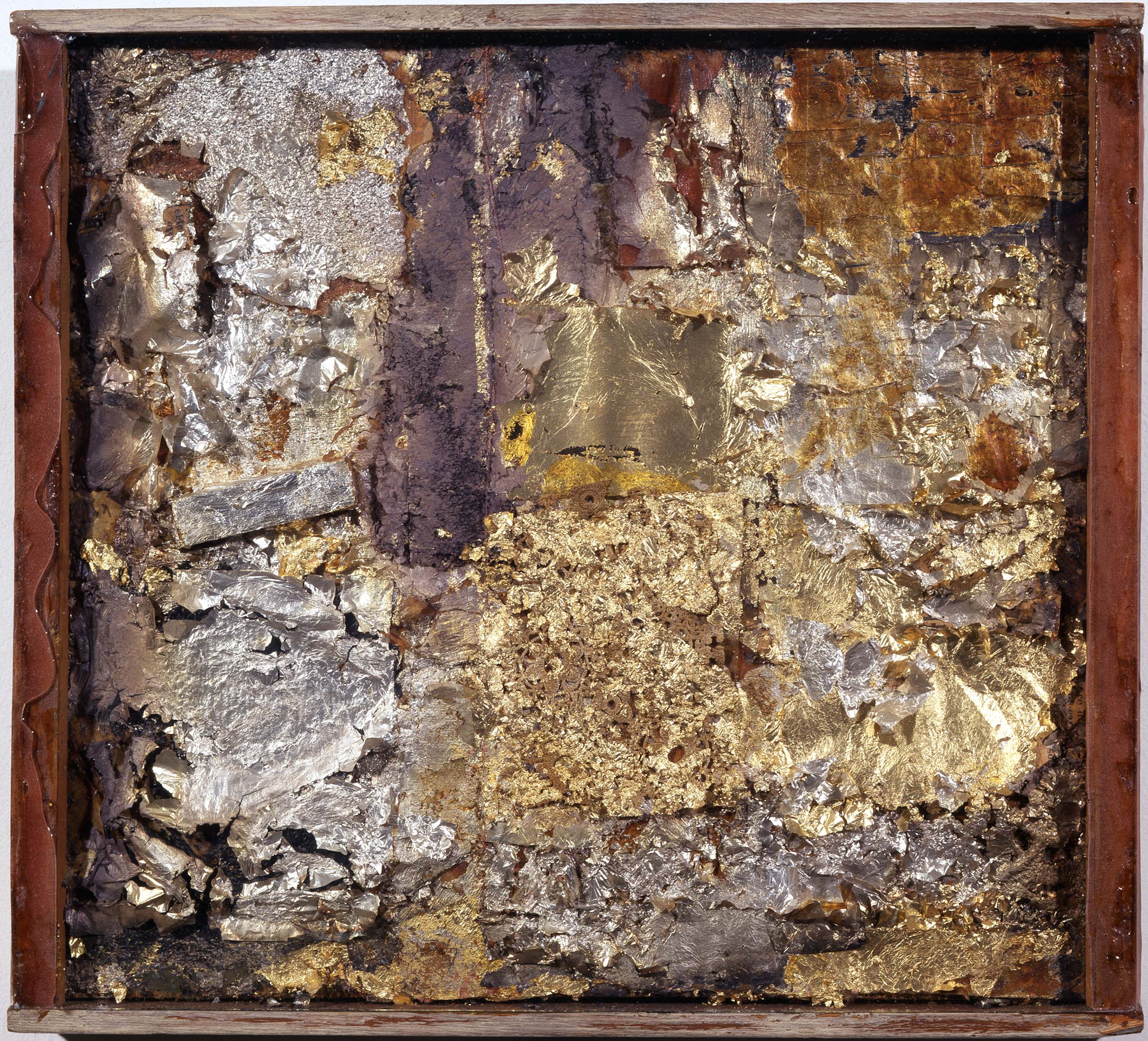 2718x2464 Gold Painting Robert Rauschenberg Foundation - Robert Wood 56 Painting