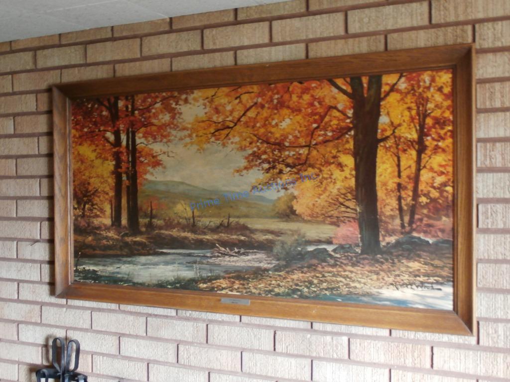 1024x768 Robert Wood October Gold Painting - Robert Wood Painting