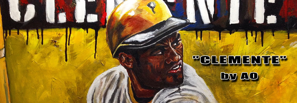 1150x400 Roberto Clemente - Roberto Clemente Painting