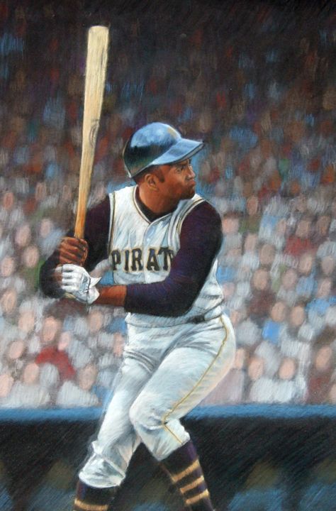 Roberto Clemente Painting at PaintingValley.com | Explore collection of ...