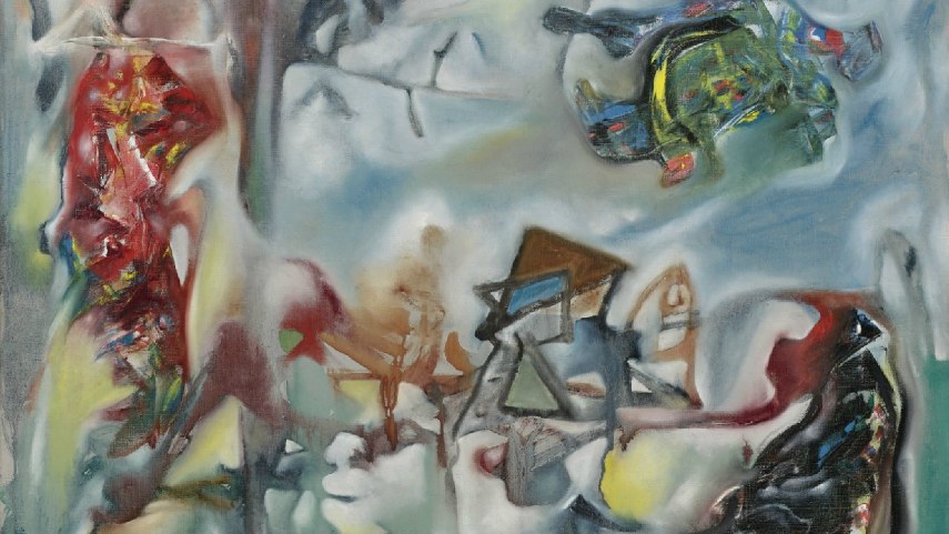 855x481 Biography Of Roberto Matta Widewalls - Roberto Painting