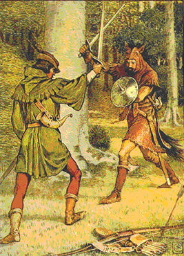 267x370 Robin Hood Development Of A Popular Hero River Campus Libraries - Robin Hood Painting
