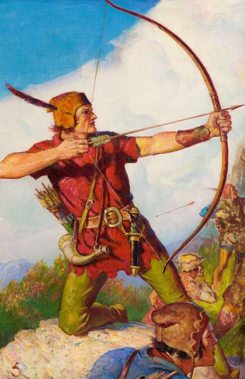 497x768 William Soare - Robin Hood Painting