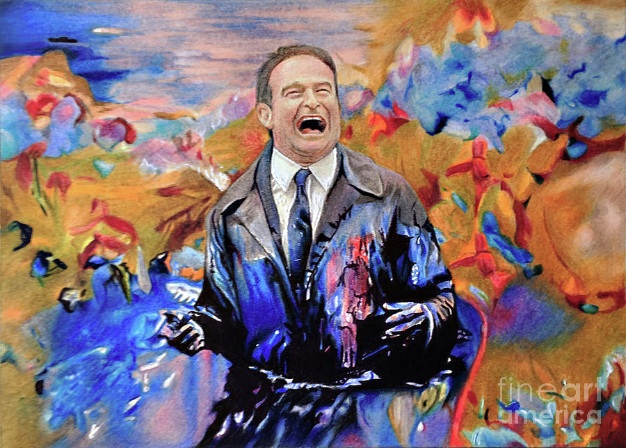 900x644 Robin Williams - Robin Williams Painting