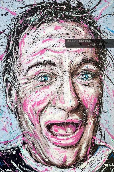 400x600 Robin Williams Neo Pop Art Painting - Robin Williams Painting