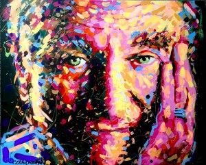 300x241 Robin Williams Painting By Costin Craioveanu - Robin Williams Painting