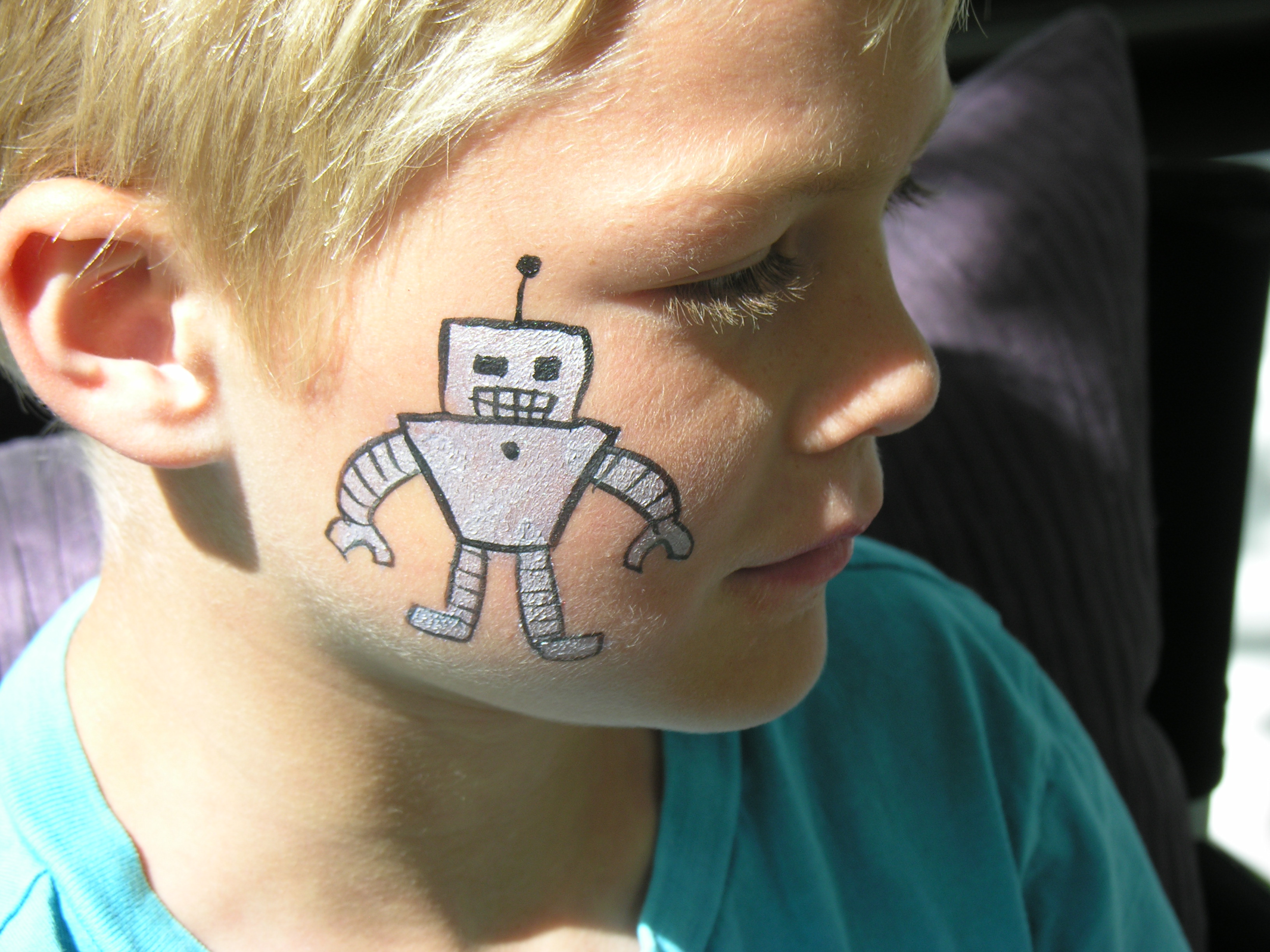 Robot Face Painting at Explore collection of Robot