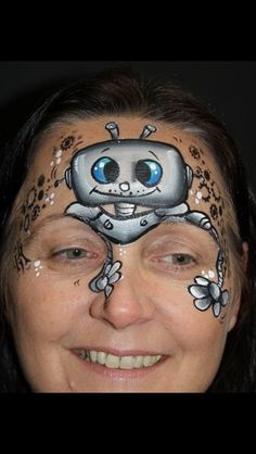 236x418 Robots Facepainting - Robot Face Painting