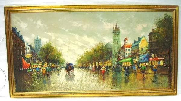 600x335 214 Rocco Signed Oil Painting - Rocco Painting