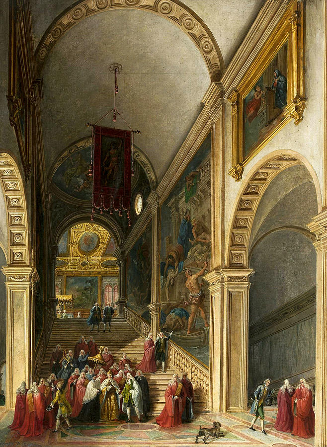 658x900 Vintage Signed Original Rocco Oil Painting Street Scene Rocco - Rocco Painting