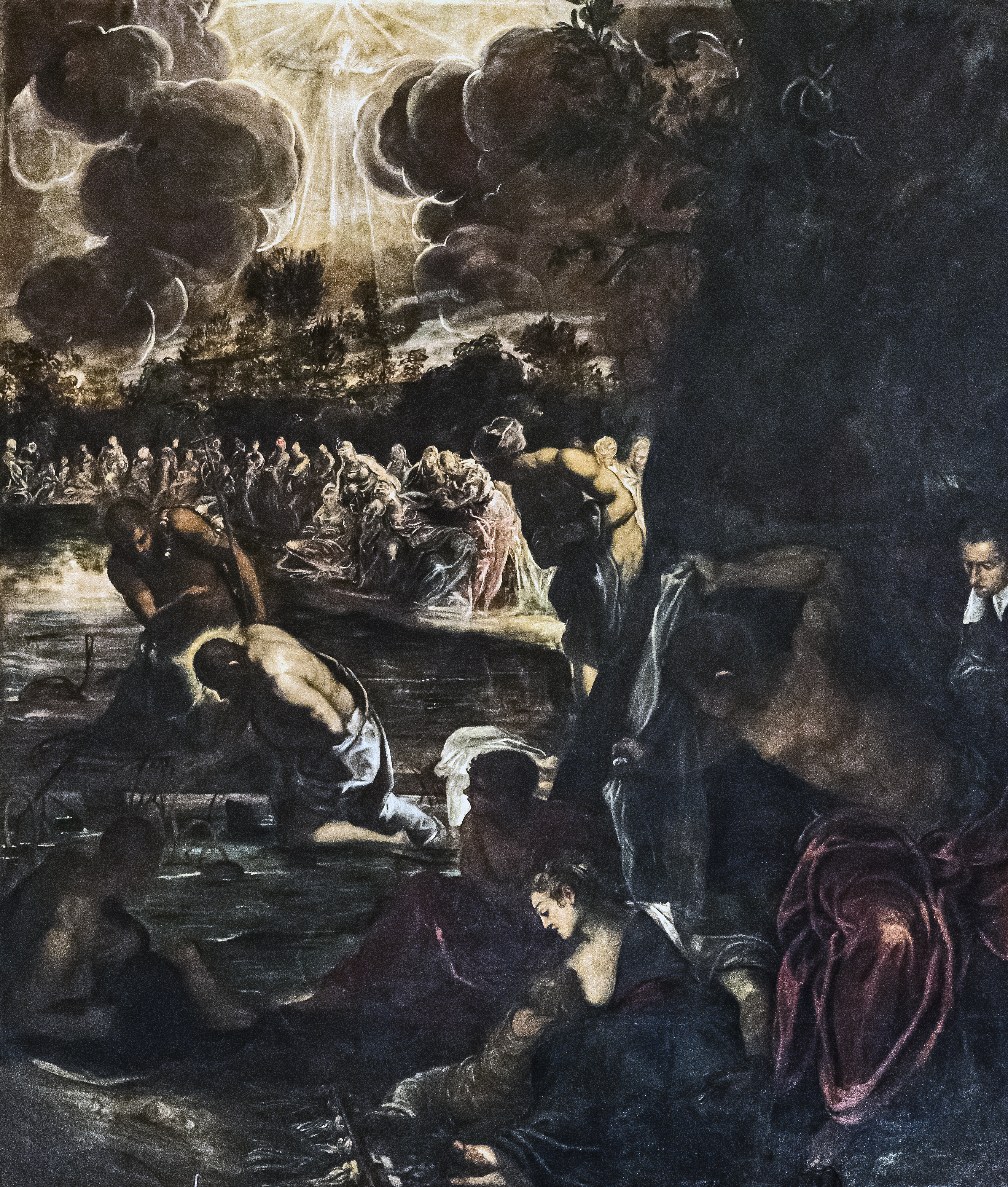 3399x4004 Filepaintings By Tintoretto In Scuola Grande Di San Rocco - Rocco Painting