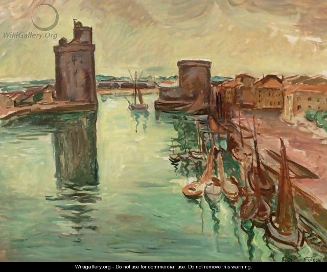 640x532 Le Port De La Rochelle - Rochelle Painting