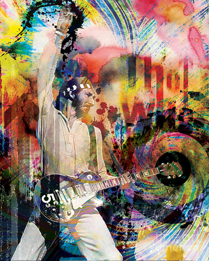 720x900 Pete Townshend - Rock And Roll Painting