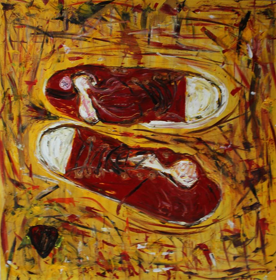 889x900 Rock N Roll Painting By Mark Stiles - Rock And Roll Painting