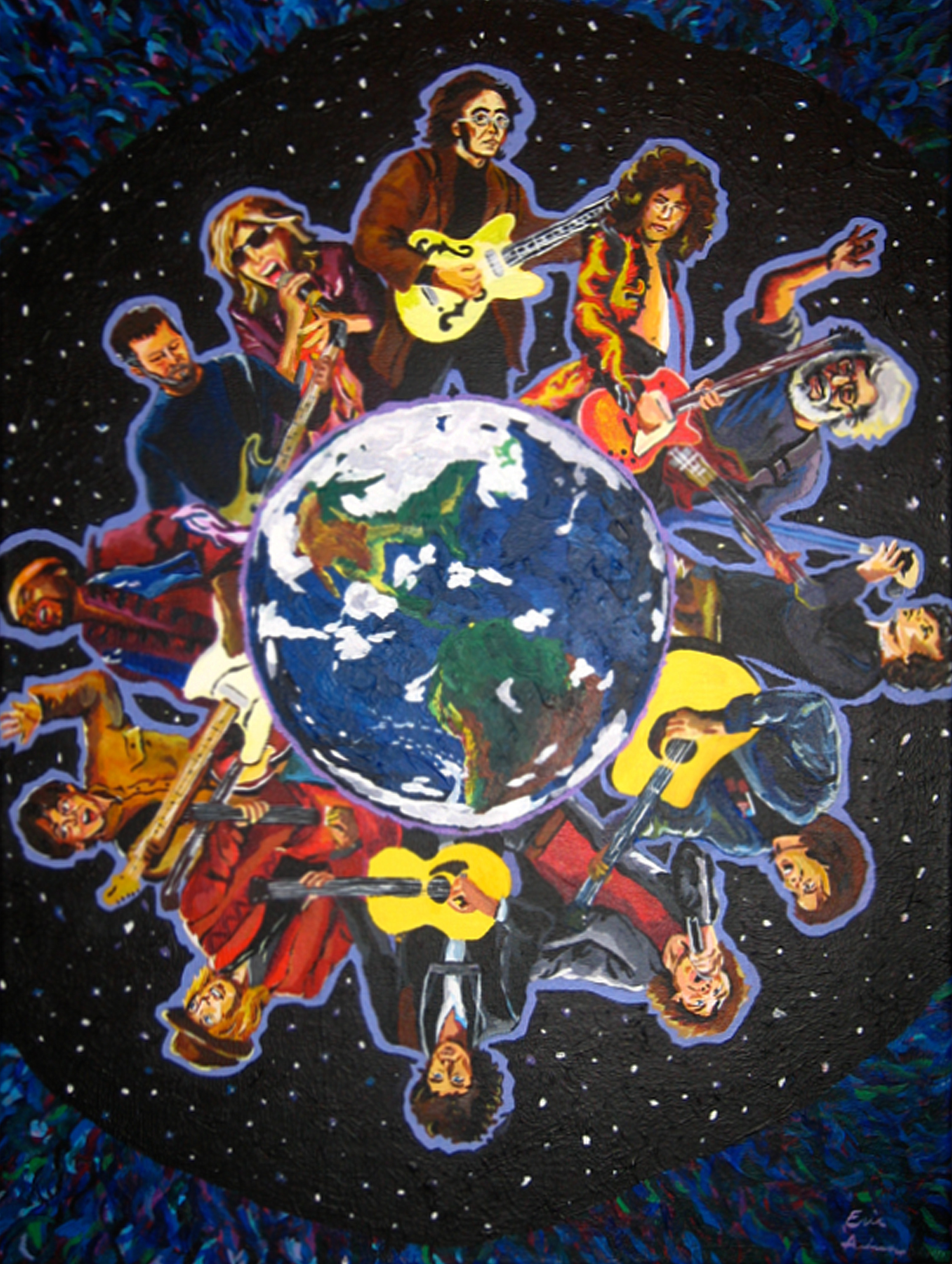 2261x3000 Rock And Roll - Rock And Roll Painting