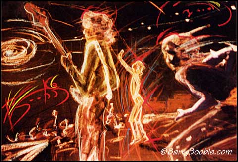 481x329 Rolling Stones Painting Rock Amp Roll Artwork - Rock And Roll Painting