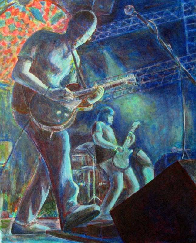646x800 Rock - Rock And Roll Painting