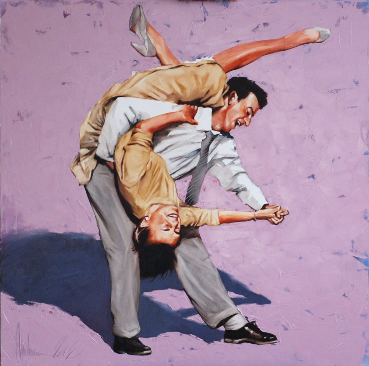 1200x1191 Long Live Rock'N Roll Iii (Shulman) - Rock And Roll Painting