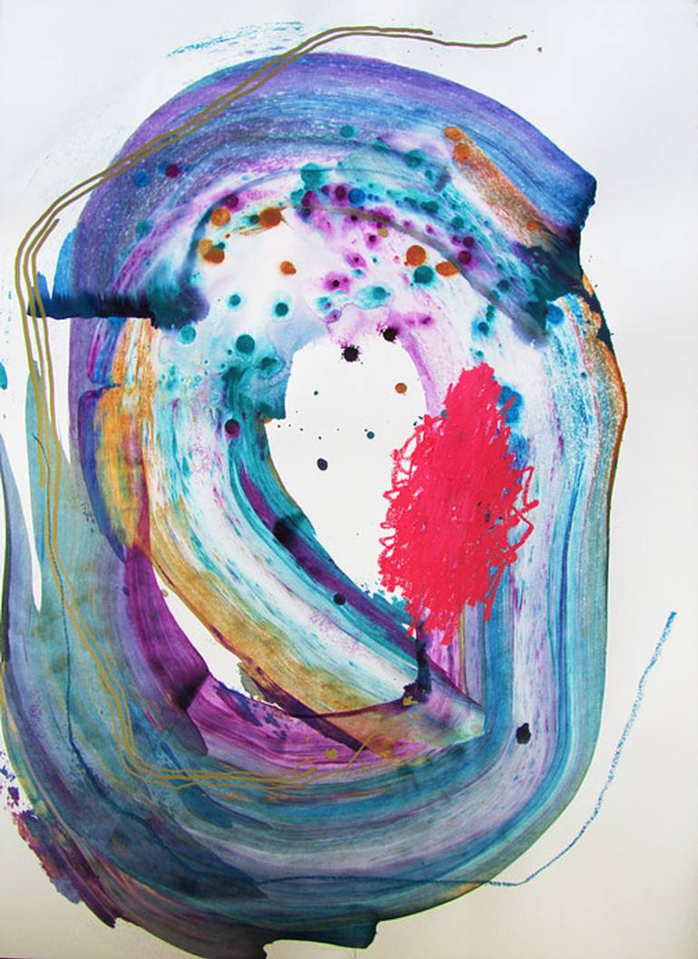 770x1058 Saatchi Art I Used To Be In A Rock Band Painting By Lauryn Ahearn - Rock Band Painting