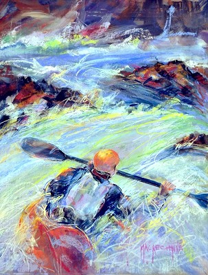 303x399 Nw Art Cole Gallery ~ An Artist's Point Of View - Rock Climbing Painting