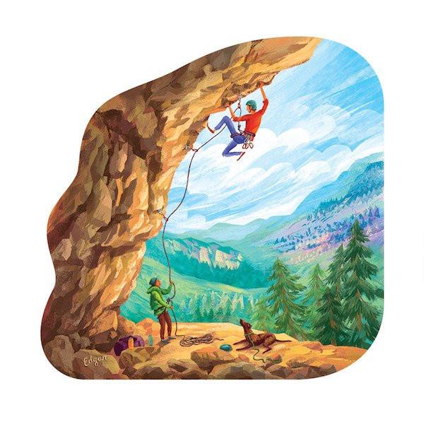 600x600 Overhung Rock Climbing Sticker Access Fund Store - Rock Climbing Painting