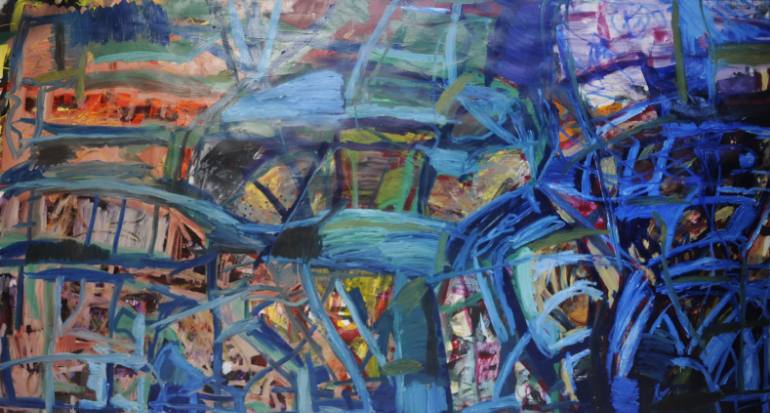 770x413 Saatchi Art Bjork, Ginta, Bible, Alison Amp Rock - Rock N Roll Painting