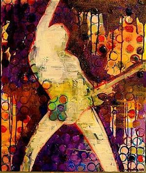 300x355 Classic - Rock N Roll Painting