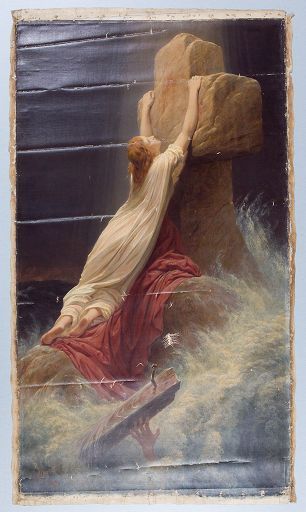 306x512 Rock Ages Painting One My Favorite Paintings The Rock - Rock Of Ages Painting