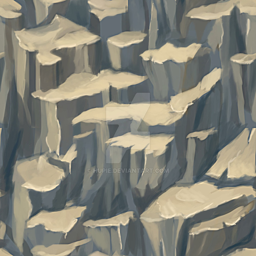 894x894 Handpainted Tileable Rock Texture Practice By Hupie - Rock Texture Painting