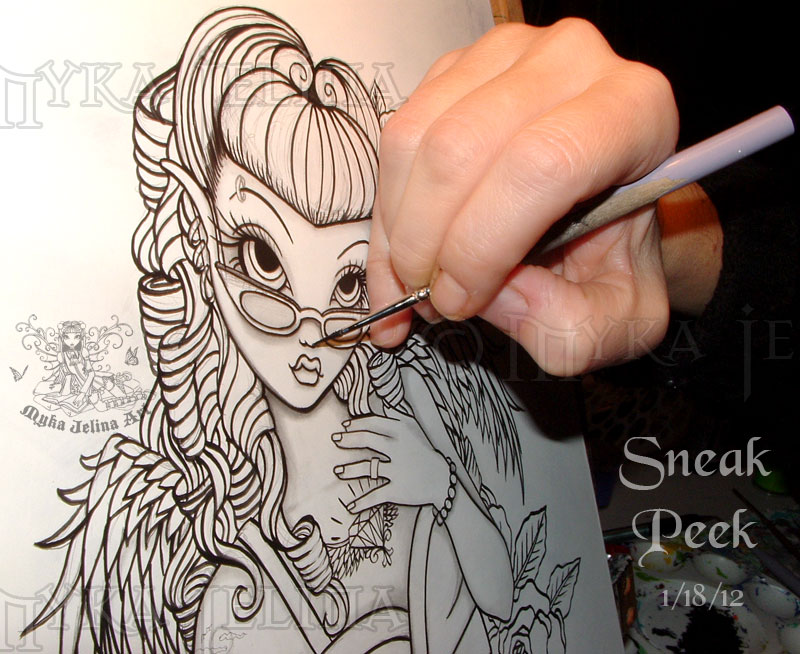 800x654 Rockabilly Baby - Rockabilly Painting