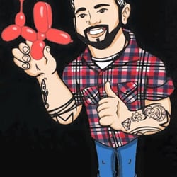 250x250 The Rockabilly Balloon Bender - Rockabilly Painting