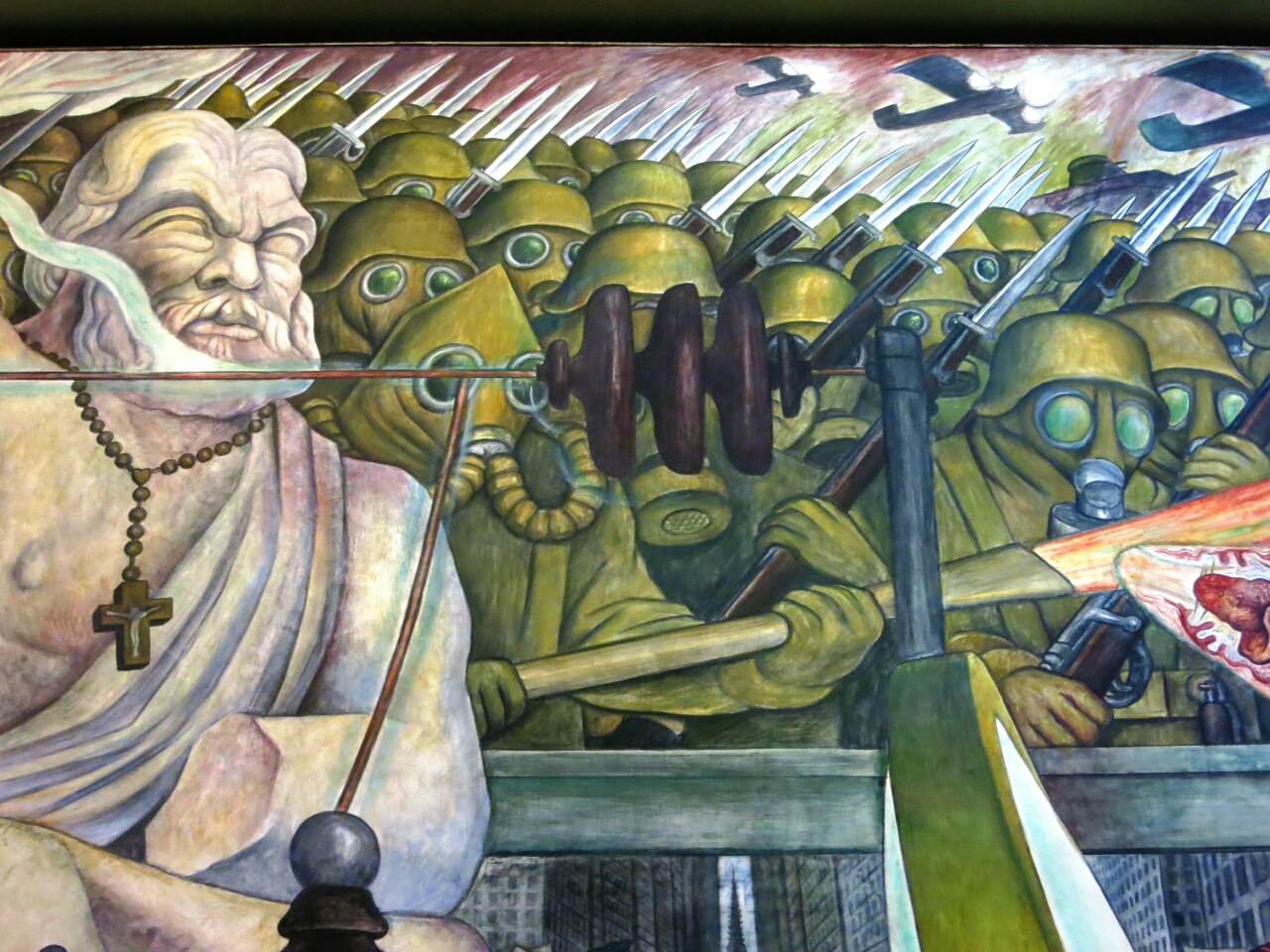 1280x960 This Side Of Paradise And Guatemala Mexican Painter - Rockefeller Center Painting