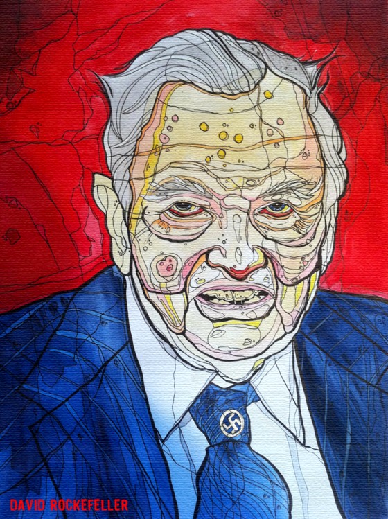 560x749 David Rockefeller Devil In Painting Hi Five Design - Rockefeller Painting