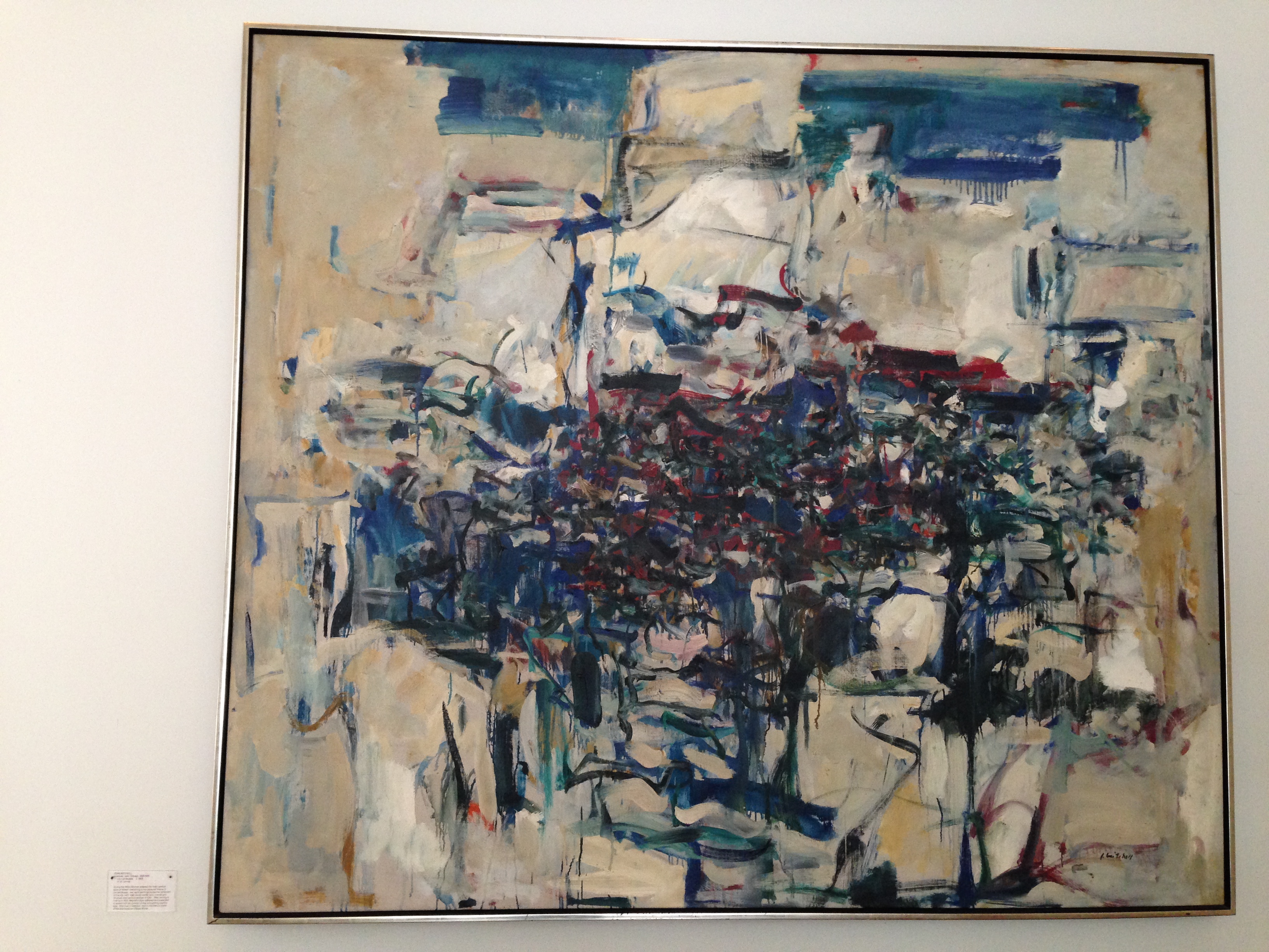 3264x2448 A Joan Mitchell Painting In The Rockefeller University Collection - Rockefeller Painting