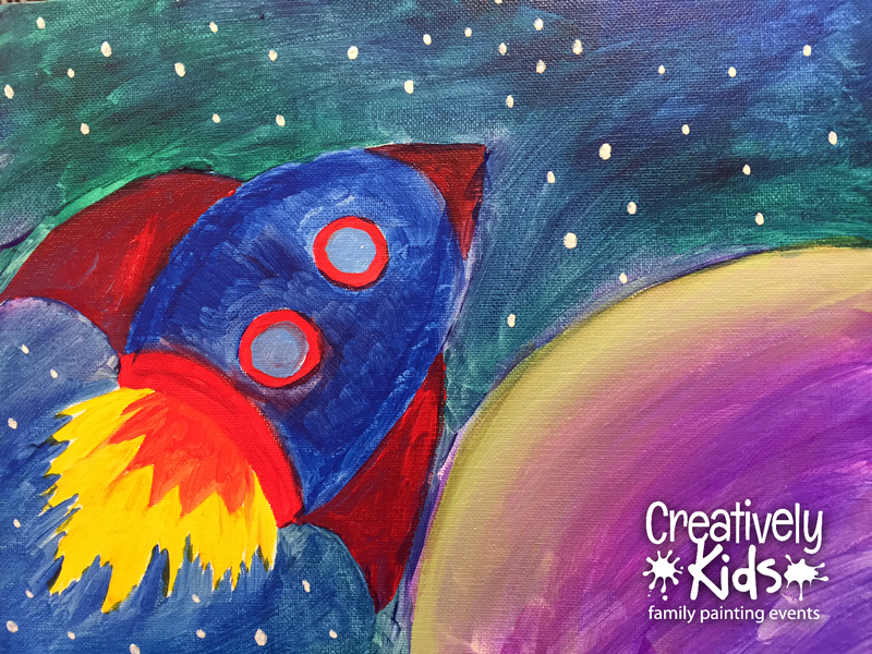 800x600 Rocket Ship - Rocket Painting