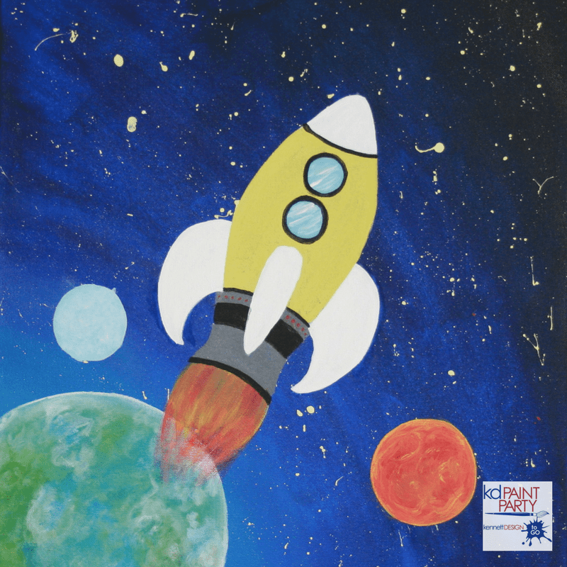 Rocket Ship Painting at Explore collection of