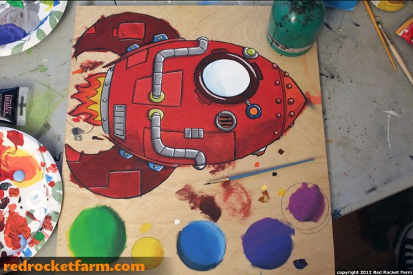 600x400 Blog Red Rocket Farm - Rocket Ship Painting