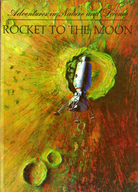 459x640 Dreams Of Space - Rocket To The Moon Painting