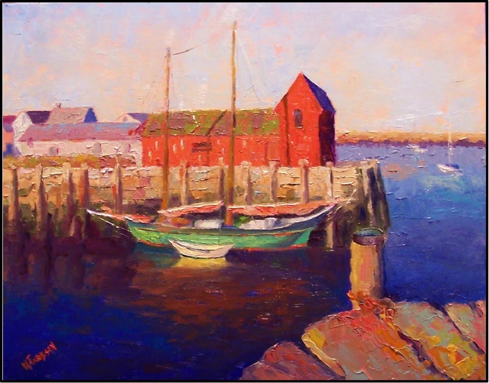 1000x784 Humble Icon , 16x20, Oil On Linen, Paint America Top 100, American - Rockport Painting