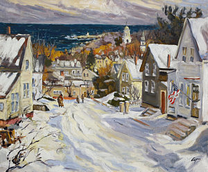 300x249 Rockport Lighthouse Paintings Fine Art America - Rockport Painting